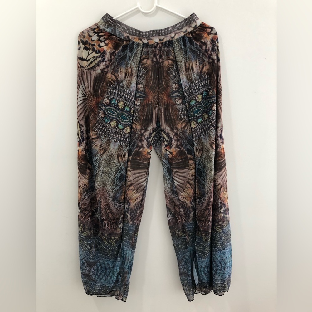 Sheer print Beach pant
